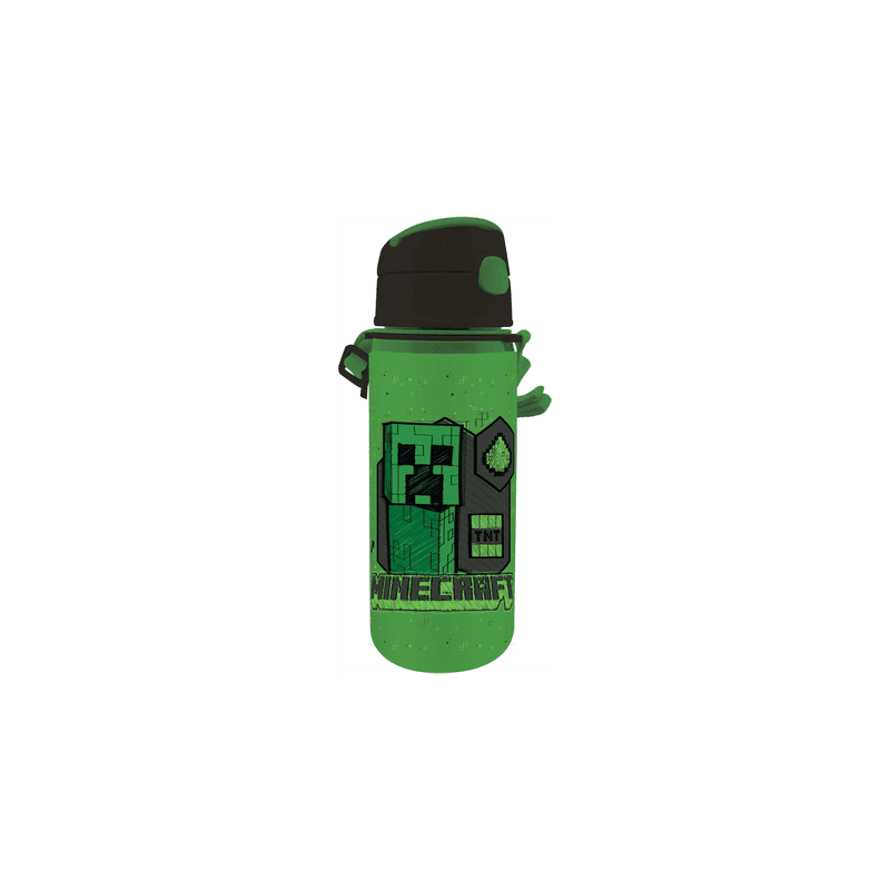 Gourde Alu Automatique 600ml MINECRAFT